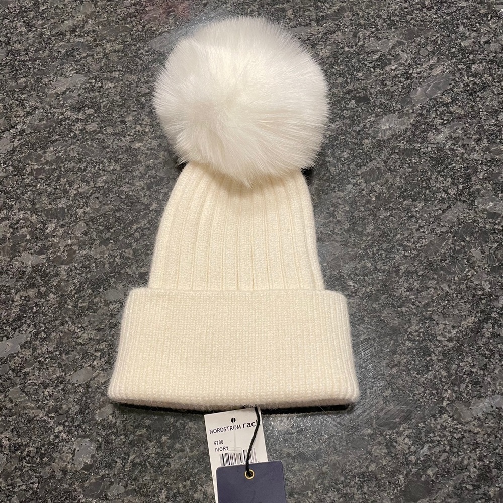 NEW! Ivory Beanie
